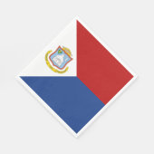 Sint Maarten Flag Servet (Hoek)