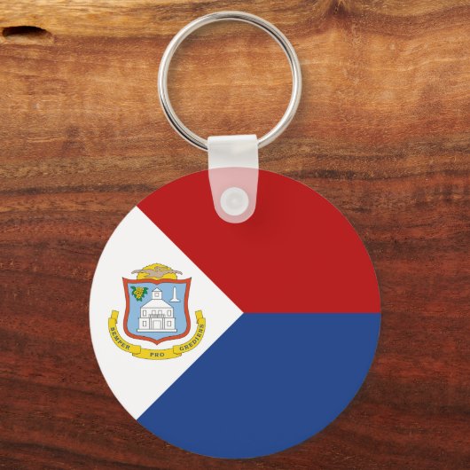 Sint Maarten Flag Sleutelhanger (Voorkant)