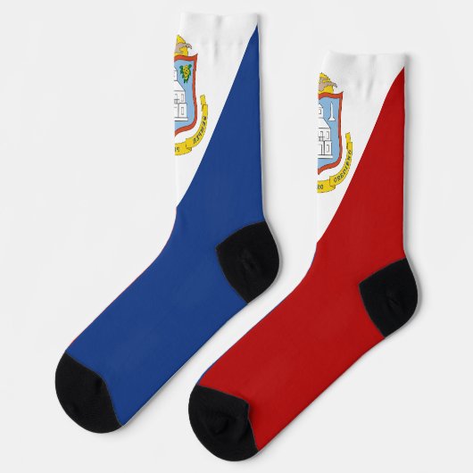 Sint Maarten Flag Sokken (Links)