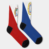 Sint Maarten Flag Sokken (Rechts)