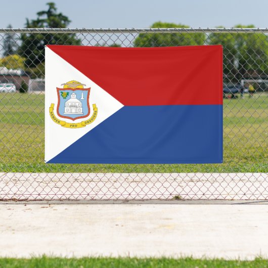 Sint Maarten Flag Spandoek (Insitu)