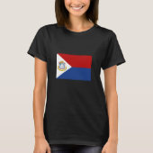 Sint Maarten Flag T-shirt (Voorkant)