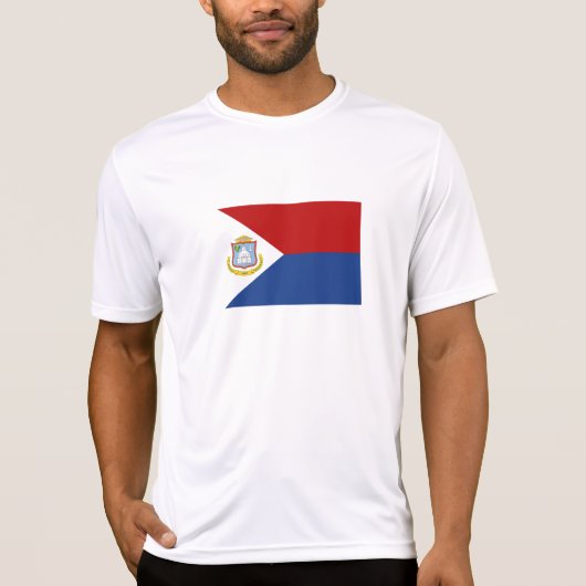 Sint Maarten Flag T-shirt (Voorkant)