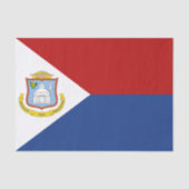 Sint Maarten Flag Tissuepapier (Voorkant)