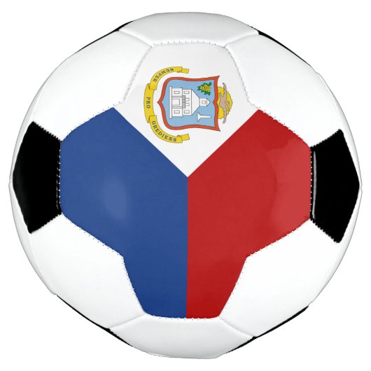 Sint Maarten Flag Voetbal (Gedraaid)