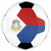 Sint Maarten Flag Voetbal (Voorkant)