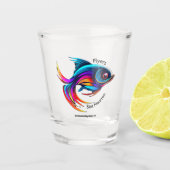 Sint Maarten Flyers van de CaribbeanHockeyLeague Shot Glas (Voorkant)