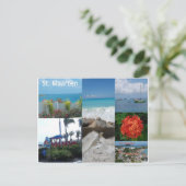 Sint Maarten Fotocollage van Khoncepts Briefkaart (Staand voorkant)