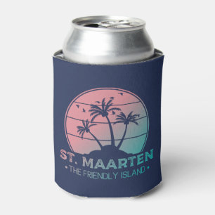 Sint-Maarten Gradiënt Sint-Martin Retro Blikjeskoeler