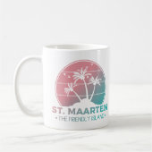 Sint-Maarten | Gradiënt Sint-Martin Retro Koffiemok (Links)