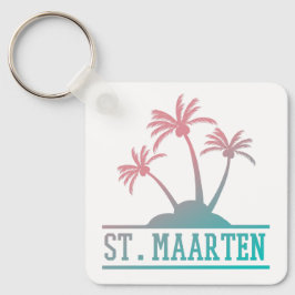 Sint-Maarten | Gradiënt Sint Martin Sleutelhanger