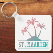 Sint-Maarten | Gradiënt Sint Martin Sleutelhanger (Voorkant)