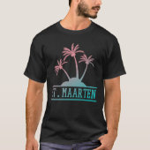 Sint-Maarten | Gradiënt Sint Martin T-shirt (Voorkant)