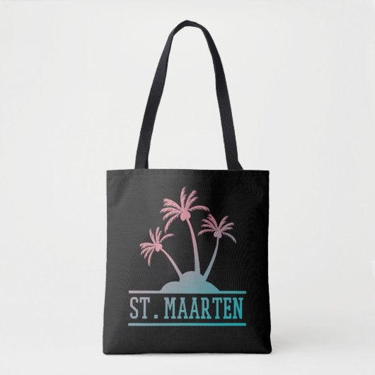 Sint-Maarten | Gradiënt Sint Martin Tote Bag (Voorkant)