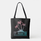 Sint-Maarten | Gradiënt Sint Martin Tote Bag (Achterkant)