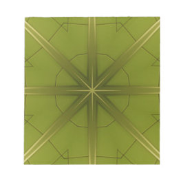 Sint Maarten Green Abstract Tile Notitieblok