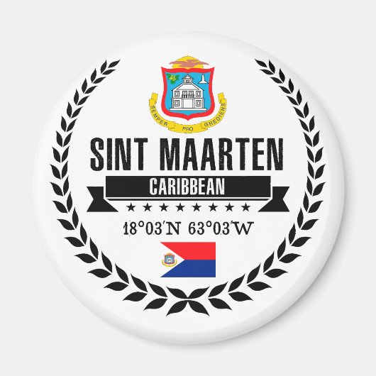 Sint Maarten Magneet (Voorkant)