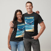 Sint Maarten - Maho Beach Aviation T-shirt (Unisex)