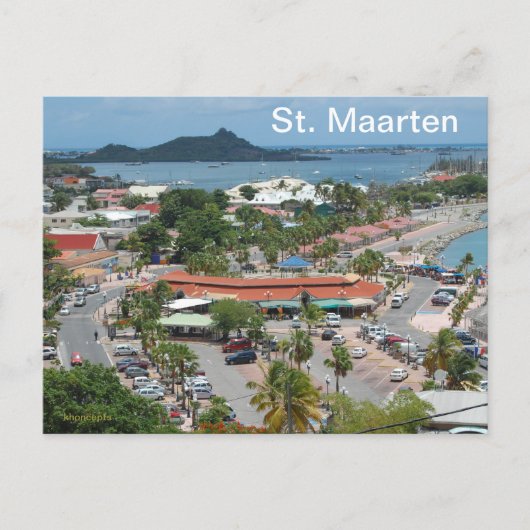 Sint-Maarten - Marigot Bay Briefkaart (Voorkant)