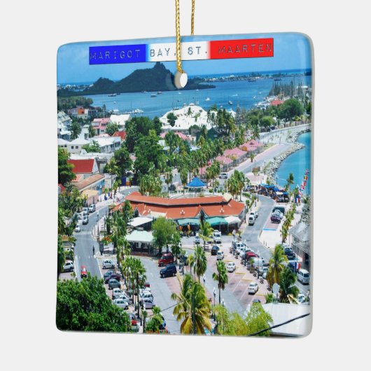 Sint-Maarten - Marigot Bay Keramisch Ornament (Links)