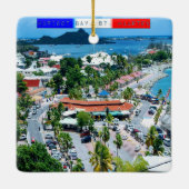 Sint-Maarten - Marigot Bay Keramisch Ornament (Achterkant)