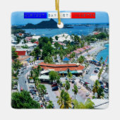 Sint-Maarten - Marigot Bay Keramisch Ornament (Voorkant)