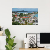 Sint-Maarten - Marigot Bay Poster afdrukken (Thuiskantoor)