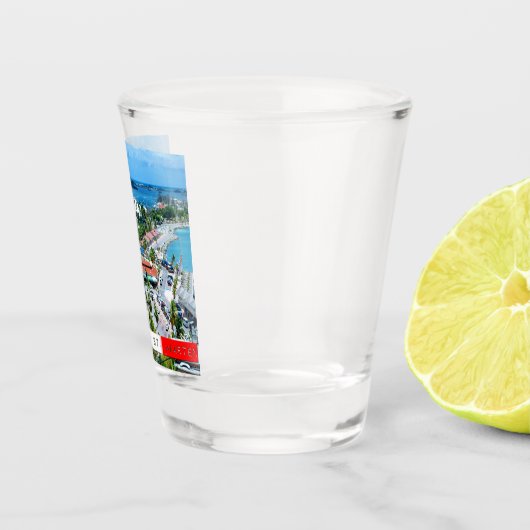 Sint-Maarten - Marigot Bay Shot Glas (Rechts)