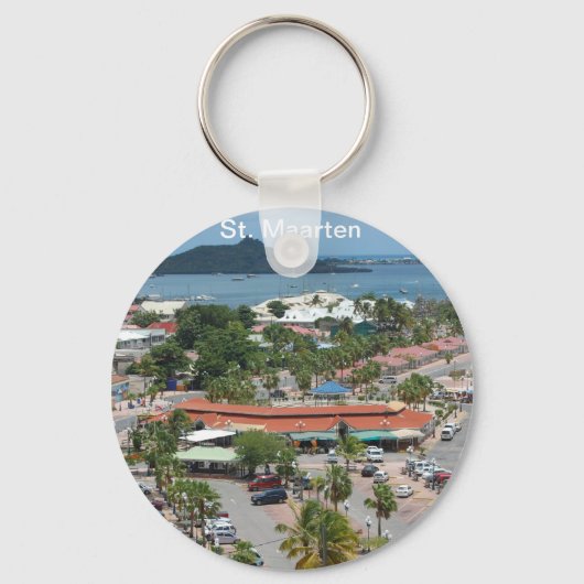 Sint-Maarten - Marigot Bay Sleutelhanger (Voorkant)