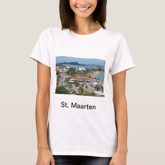 Sint-Maarten - Marigot Bay T-shirt (Voorkant)