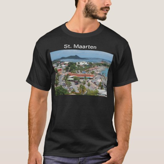Sint-Maarten - Marigot Bay T-shirt (Voorkant)