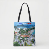 Sint-Maarten - Marigot Bay Tote Bag (Voorkant)