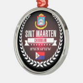 Sint Maarten Metalen Ornament (Links)