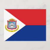 Sint Maarten National World Flag Briefkaart (Voorkant)