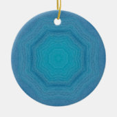 Sint Maarten Ocean Swirls Keramisch Ornament (Voorkant)