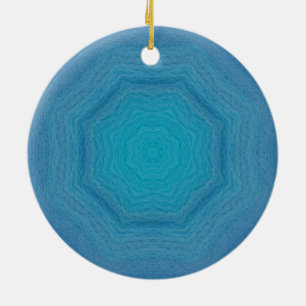 Sint Maarten Ocean Swirls Keramisch Ornament