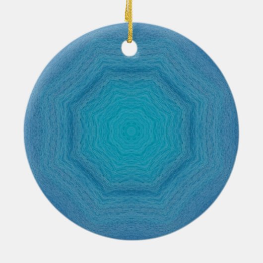 Sint Maarten Ocean Swirls Keramisch Ornament (Achterkant)