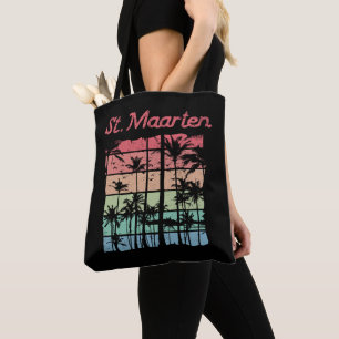 Sint Maarten Rainbow Colors Sint Martin Tote Bag