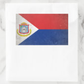 Sint Maarten Rechthoekige Sticker (Tas)