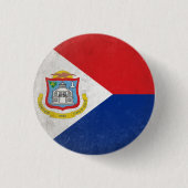 Sint Maarten Ronde Button 3,2 Cm (Voorkant)