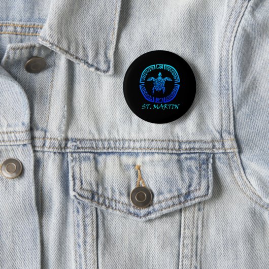 Sint-Maarten Ronde Button 5,7 Cm (In situ)