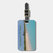 Sint Maarten - Sint-Martin-Bagagelabel Bagagelabel (Voorkant verticaal)