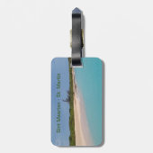 Sint Maarten - Sint-Martin-Bagagelabel Bagagelabel (Achterkant verticaal)