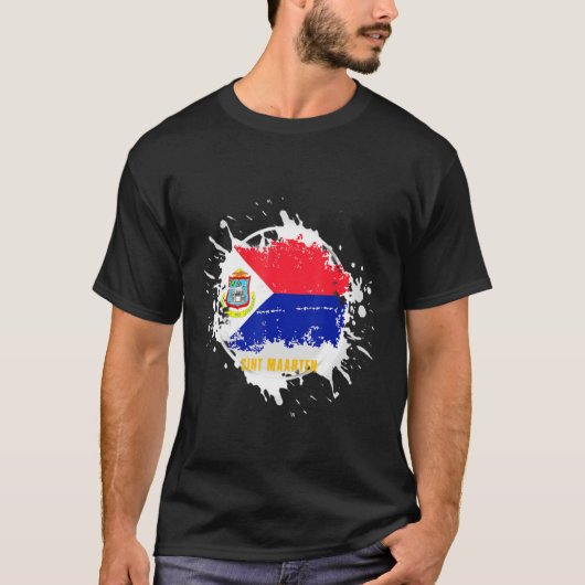 Sint Maarten Splash T-shirt (Voorkant)