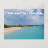 Sint Maarten - St. Martin Beach Scene Briefkaart (Voorkant)