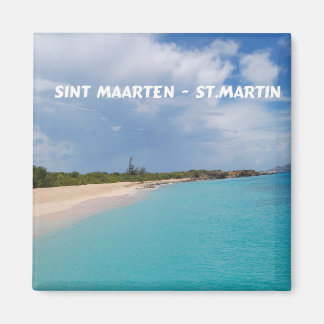 Sint Maarten - St. Martin Beach Scene Magneet