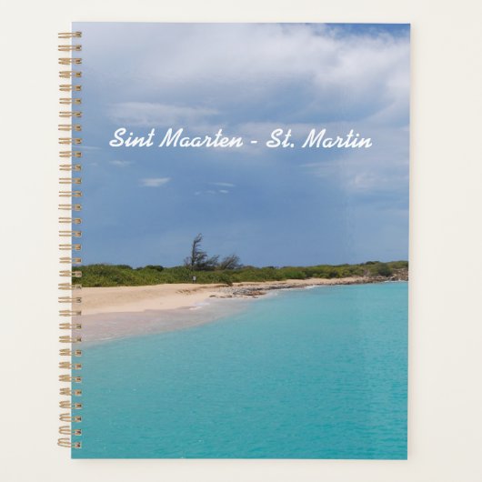 Sint Maarten - St. Martin Beach Scene Planner (Voorkant)