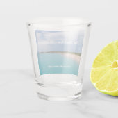 Sint Maarten - St. Martin Beach Scene Shot Glas (Achterkant)