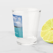 Sint Maarten - St. Martin Beach Scene Shot Glas (Rechts)