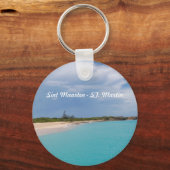 Sint Maarten - St. Martin Beach Scene Sleutelhanger (Voorkant)